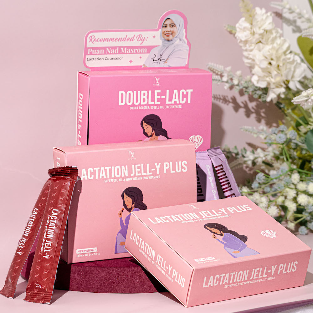 NUFIYA MIX SET DOUBLE BOOSTER (LACTATION JELL-Y + DOUBLE LACT)
